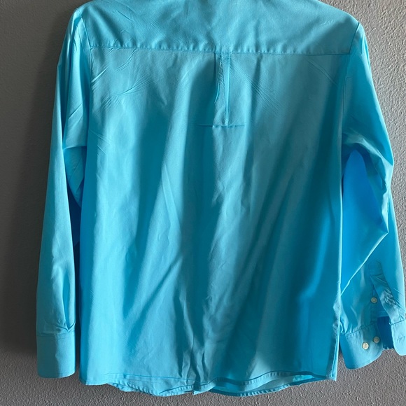 Nautical Long Sleeve Button Down Shirt - Picture 3 of 4